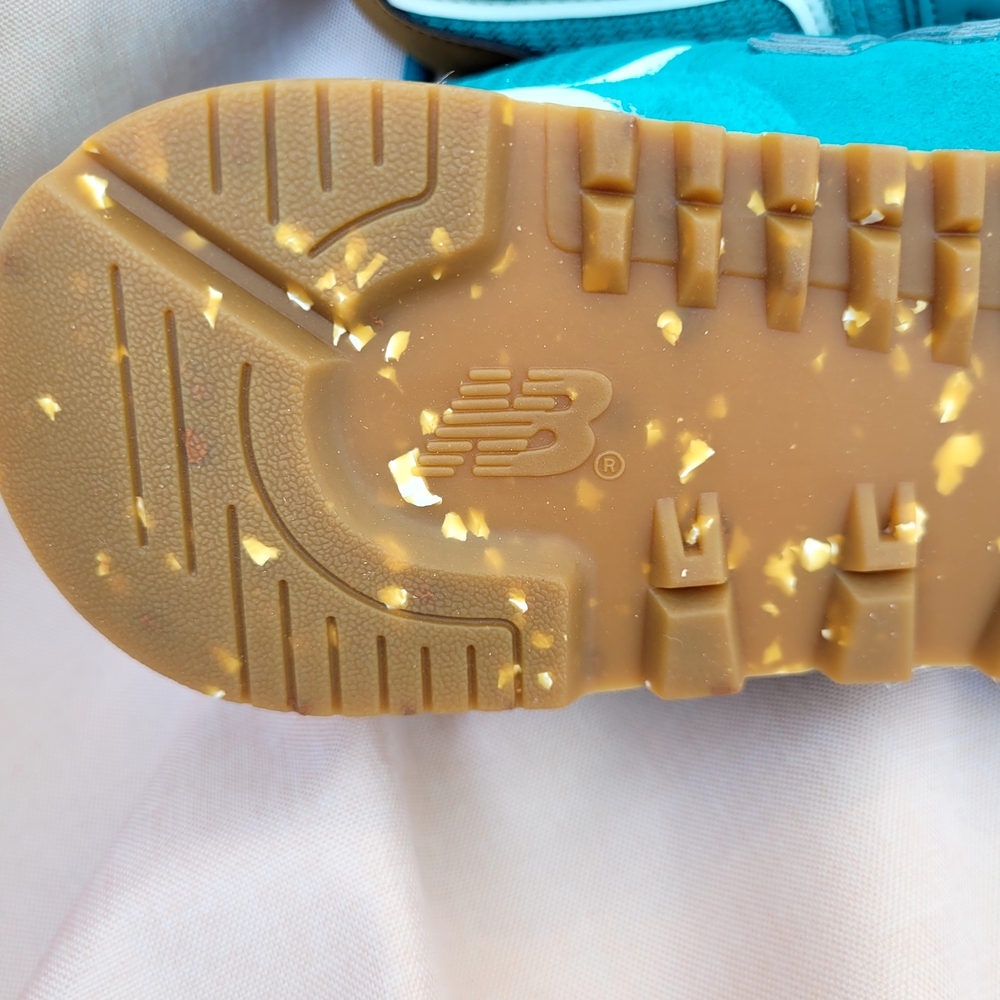 New Balance 574 Teal Athletic Shoes - Picture 6 of 11